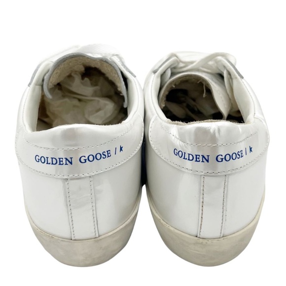 Golden Goose Super Star Pearlized Leather Upper with Embroidery SIZE 37 - Picture 10 of 10